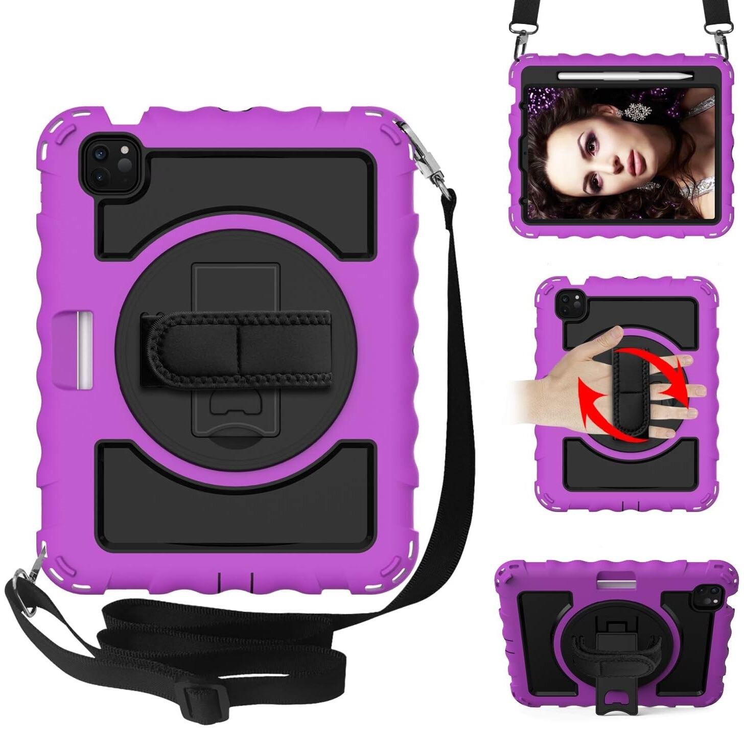 Husa tableta, TPU, pentru iPad Pro 11", violet