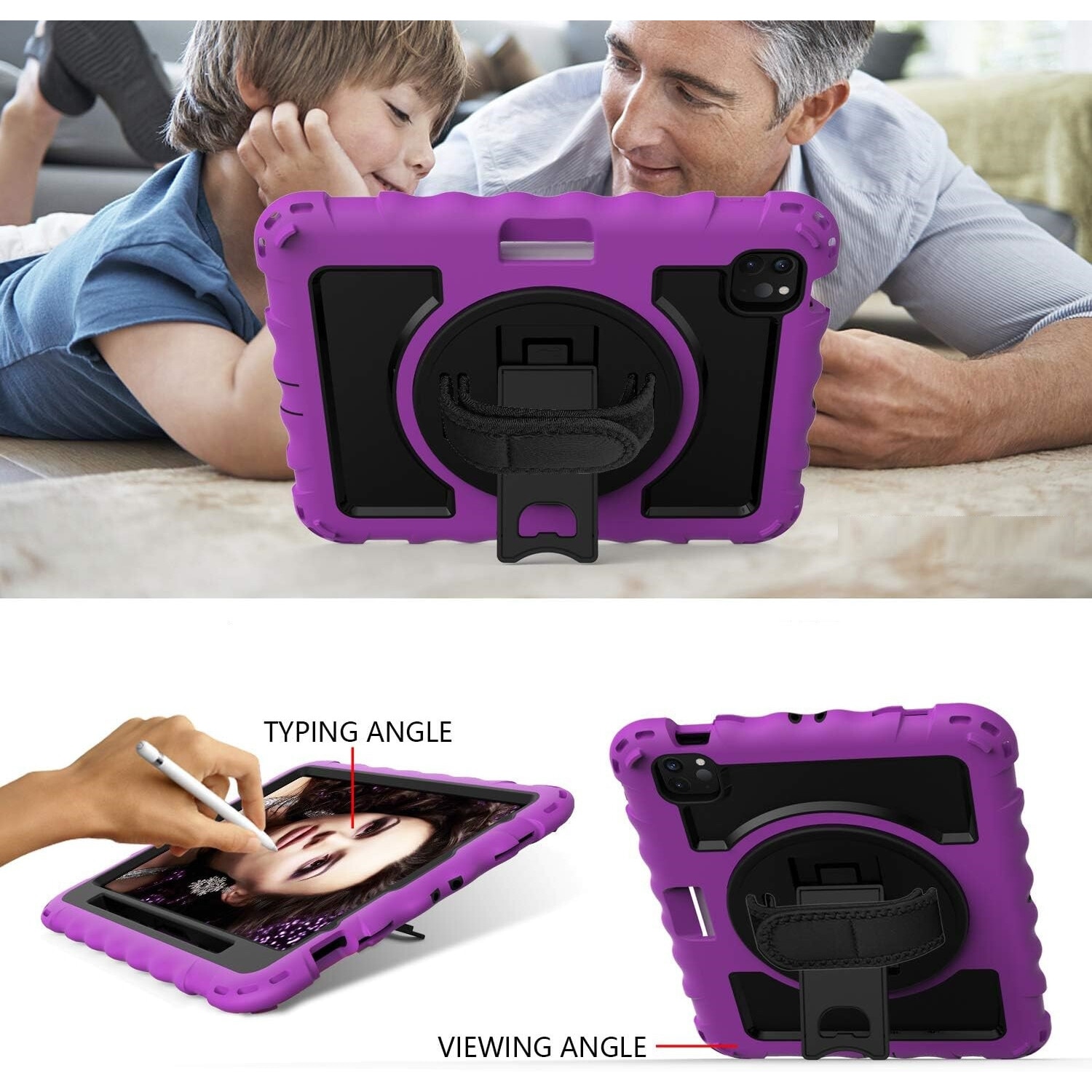 Husa tableta, TPU, pentru iPad Pro 11", violet