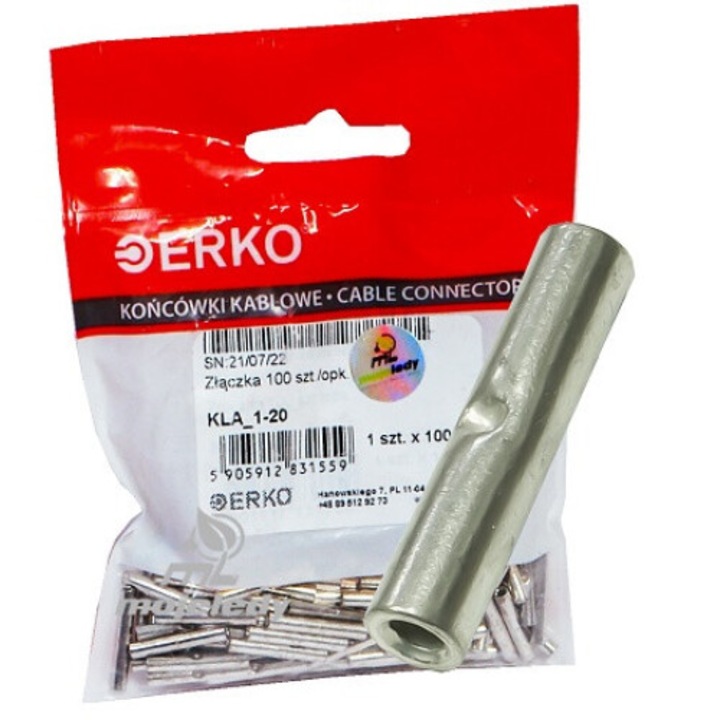 Mansoane Erko CU neizolat KLA 1-20 ERKO 100buc
