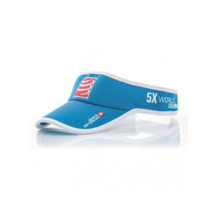 Vizor pentru alergare COMPRESPORT Vizor Cap, Albastru