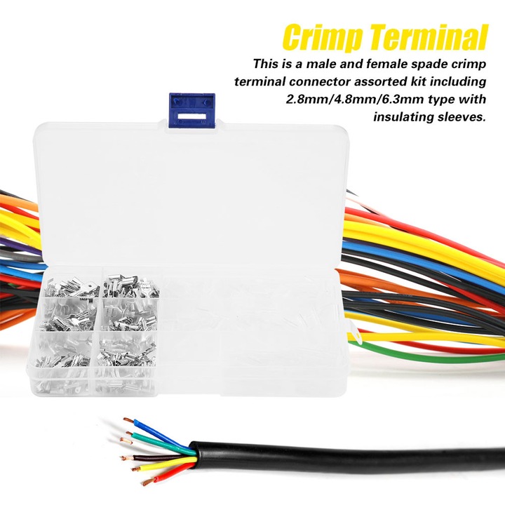 Комплект клещи за кримпване, Enforose, медно покритие, широко приложение