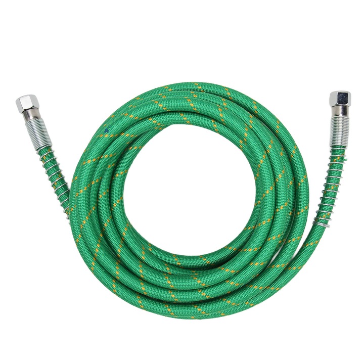 Furtun de abur din silicon, presiune medie 0,5 MPa, pentru fier de calcat, verde, 5 m