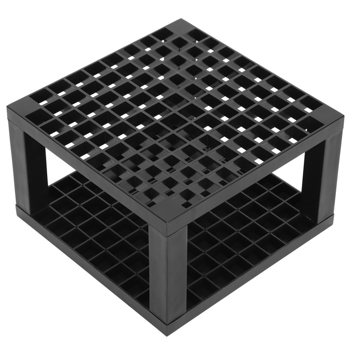 Suport birou HERUSI 96 sloturi plastic stabil 30x20x15cm