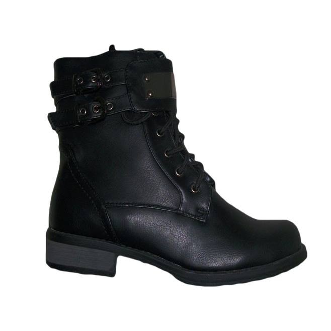 Ghete cu siret reglabil,D&J Exclusive, Negru, 39