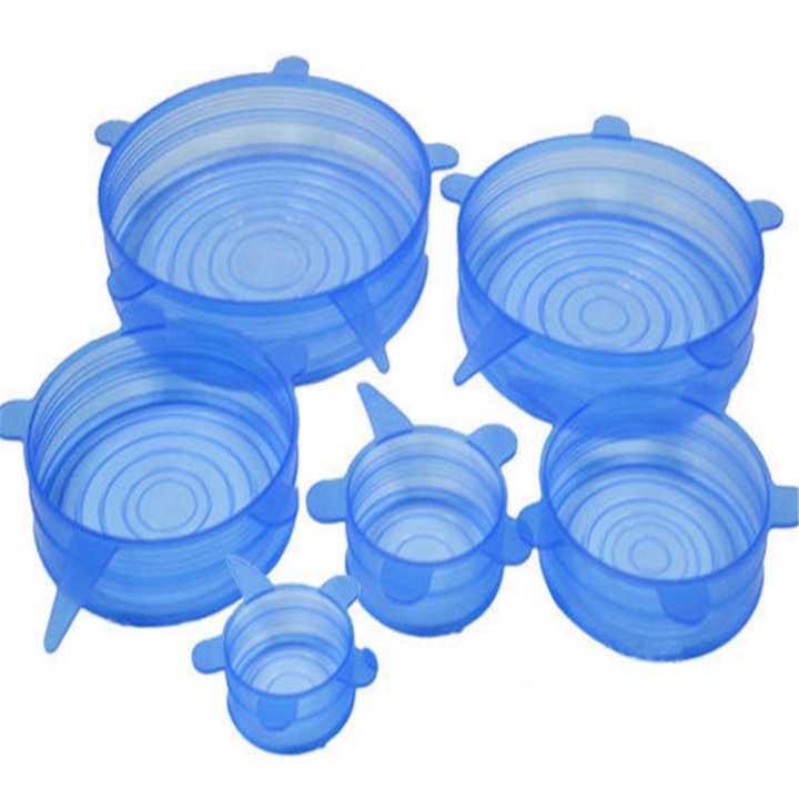 Set 6PCS Capace din Silicon Universal pentru Vase