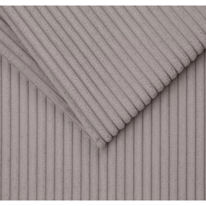 Tesatura tapiterie TAPHICEROS, catifea Corduroy, gri deschis, 100cm x 142cm