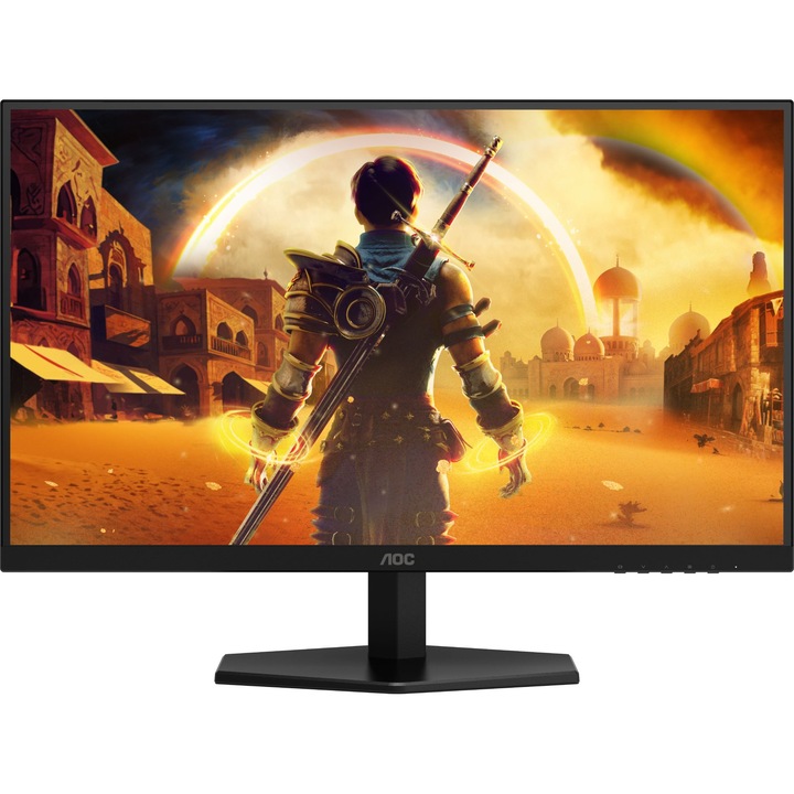 Monitor, AOC Q27G42XE, 27" IPS WLED, 2560x1440@180Hz, 1ms GtG, 0.5ms MPRT, 300cd m/2, 1000:1, 80M:1 DCR, adaptív szinkronizálás, villogásmentes, tilos, kék fény, MI2Wx2x2 Q27G42XE