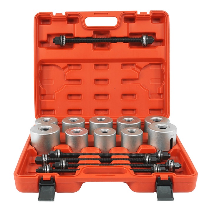 Trusa prese extras si montat bucsi si rulmenti suspensie, VERKE, 27 piese