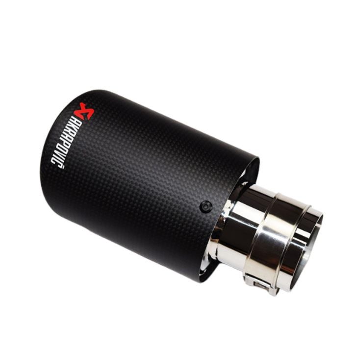 Autó kipufogócső, szénszálas, bemenet 63mm - kimenet 114mm, alkalmas BMW m340i 340i 540i 440i 335i f30-hoz