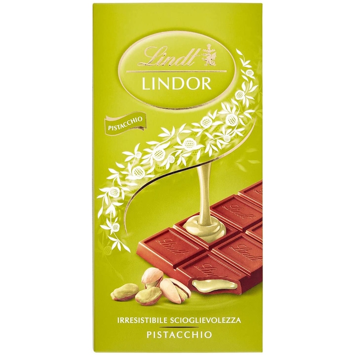 Шоколад Lindt Lindor Шамфъстък 100гр