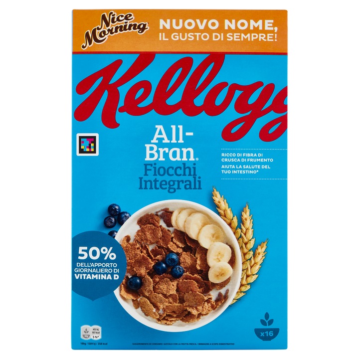 Kellogg's Nice Morning All Bran Fiocchi Integrali 500гр
