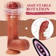 Dildo cu telecomanda, Mufanxing®, 7 moduri de vibratie, functie de incalzire, rezistent la apa, 4x22cm, culoare nude, set complet