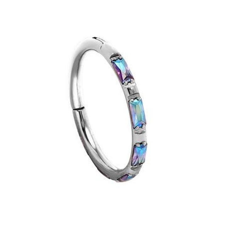 Piercing dama, Crazy Needles, titan, zirconiu, 1.2/8