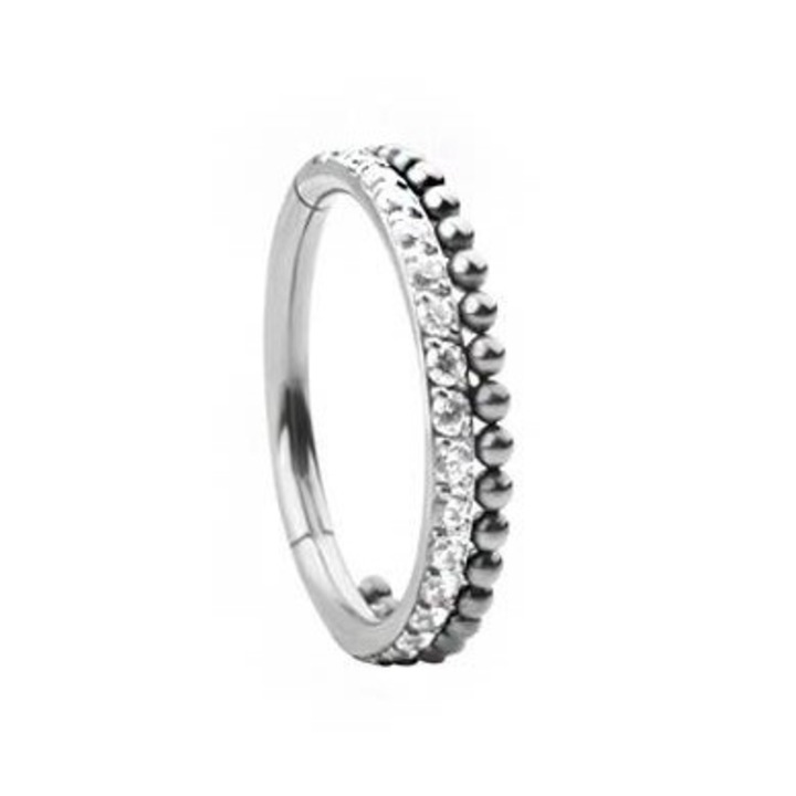 Piercing dama, Crazy Needles, titan, zirconiu, 1.2/12