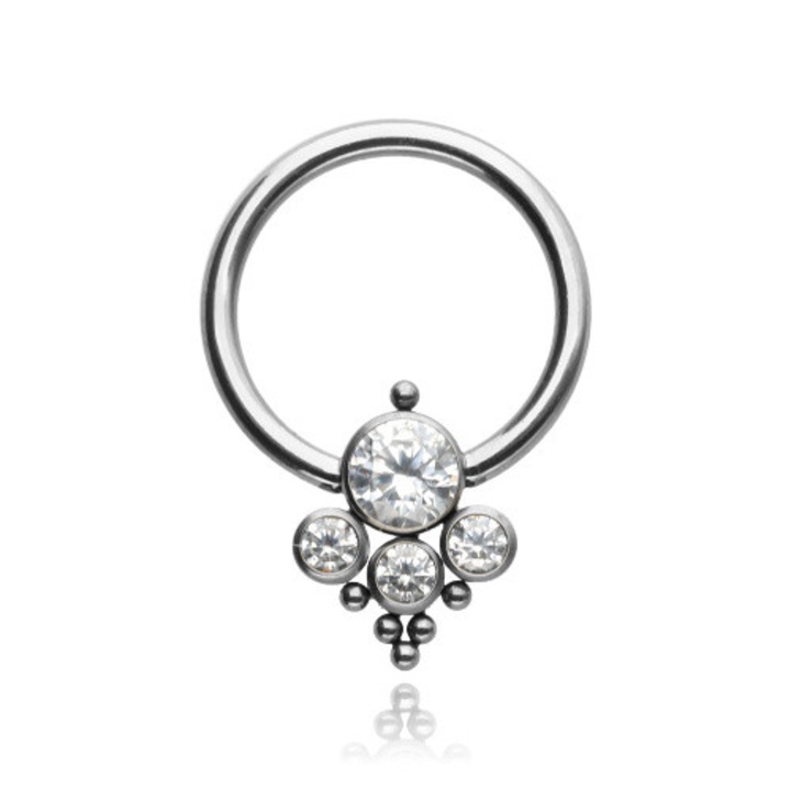 Piercing dama, Crazy Needles, titan, 1.2/10