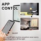 Intrerupator smart, Tuya Smart Life, Home Light Switch, control vocal APP, wi-fi 2, 4GHz+bluetooth, N+L, 4 butoane, compatibil Alexa si Google assistant, sticla securizata, negru