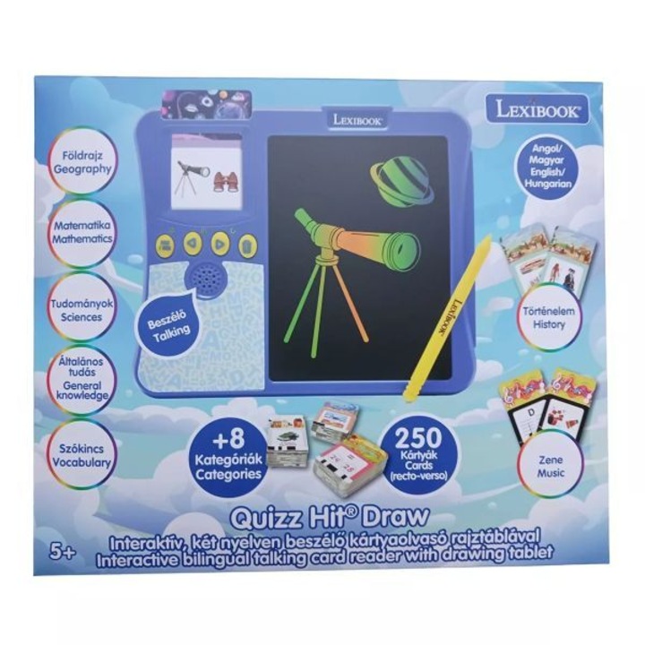 Plansa interactiva de desen si cititor de carduri Lexibook - maghiara si engleza