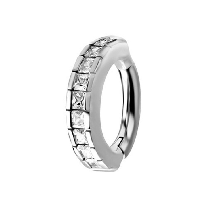 Piercing, Crazy Needles, Stopy crom/cobalt, alb, 1.6x8mm