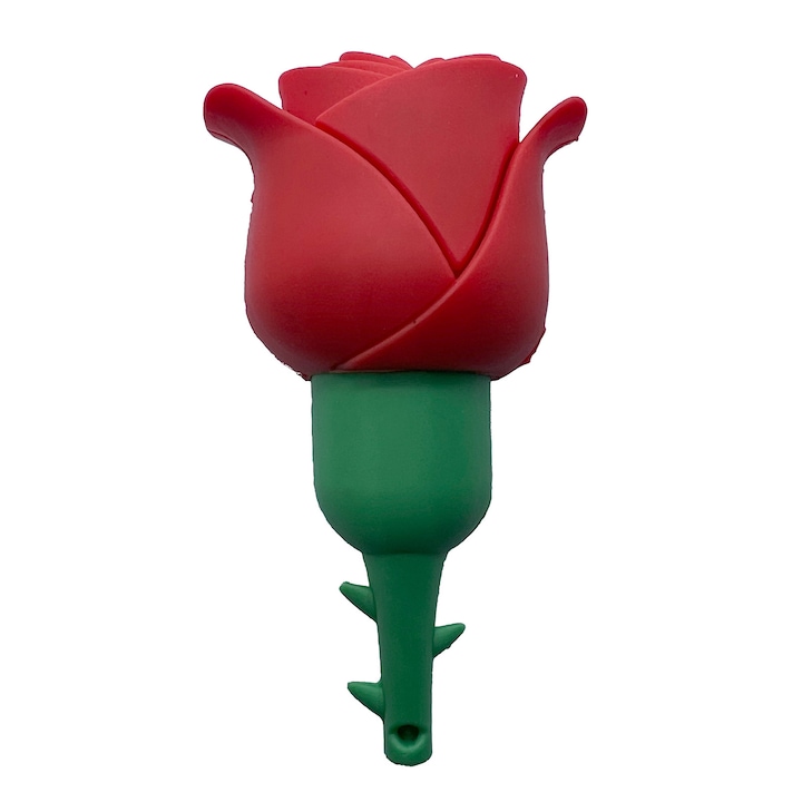 Memorie USB, CUTEIDEA Trandafir rosu pentru cei dragi Cadou in forma de unitate flash USB Stick-uri USB Pendrive Unitate USB Disc USB Unitate USB Stick USB, 16GB
