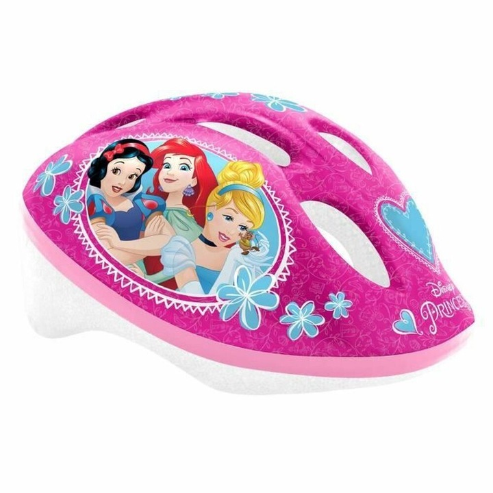 Casca de protectie pentru copii cu marime reglabila, 53-56 cm, multicolor, Princess, Disney
