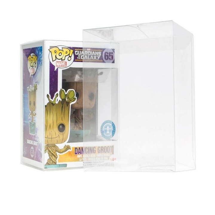Защитен калъф за фигурки Ultimate Guard, Funko POP, 118 x 162 x 92 mm, Прозрачен