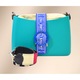 O bag Glam, geanta dama, de umar, Turquoise