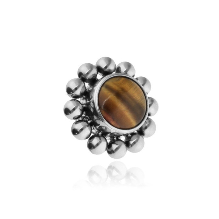 Piercing, Crazy Needles, Titan, Argintiu