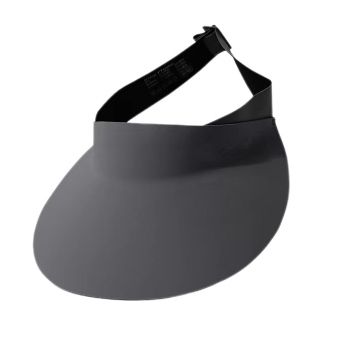 Palarie de soare pliabila RUIOMII, protectie UV 50+, ajustabila, gri, nylon