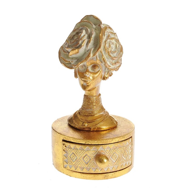 Statueta aurie cu sertar 12 cm, Meli Melo Paris