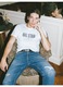 Tricou Big Star, alb, bumbac, croiala clasica, imprimeu original