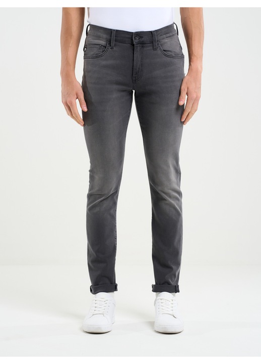 Big Star ferfi farmer, Deric 893 modell, skinny, szurke, kivalo minosegu farmer, Sötétszürke