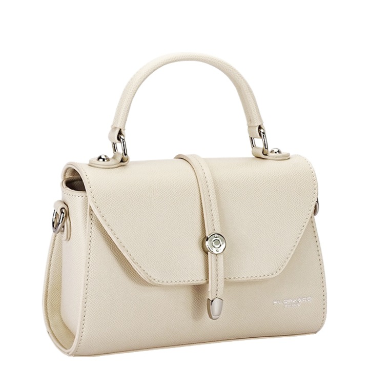 Geanta mica Flora&Co Paris F8581 16, Crem, 16x22x9