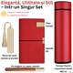 Set cadou pentru femei, 5 Produse premium, Cadonique®, Termos din inox, Agenda cu coperta din piele ecologica A6, Pix elegant, Semn de carte si Clips metalic, Cutie deosebita, Cadouri pt dama, mama, iubita, sotie, iubita, educatoare, profesoara, sora