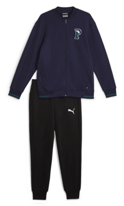 Trening Puma pentru Barbati, Baseball Sweat Suit, 675968-06, Albastru, Albastru