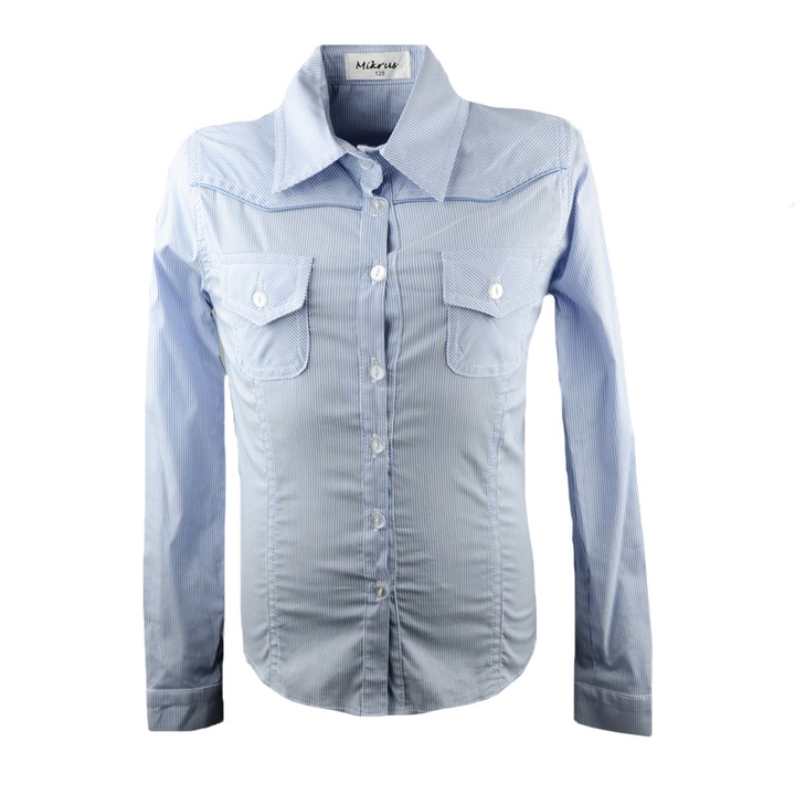 Camasa cu maneca lunga pentru fete Mini Junior CFMJ-9-134, Albastru 35885