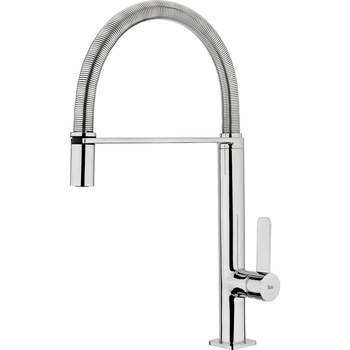 Baterie de bucatarie Teka FO 939, aerator anticalcar, dus extractibil, Crom Baterie de bucatarie Teka FO 939, aerator anticalcar, dus extractibil, Crom