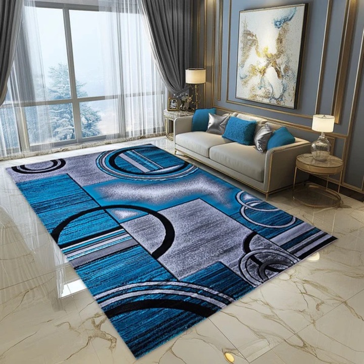 Covor Bella 60 X 150 Design 8719A Culoare J4 Dark Turcoaz