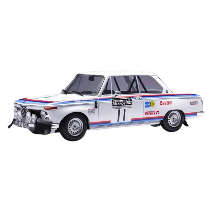 Modell autó BMW 2002 #11 RAC Rallye 1973 Warmbold, Todt 1:18 IXO