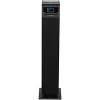 Boxa activa AKAI Aerobeat Pillar, 60W, Bluetooth, Radio FM, CD-Player, Negru