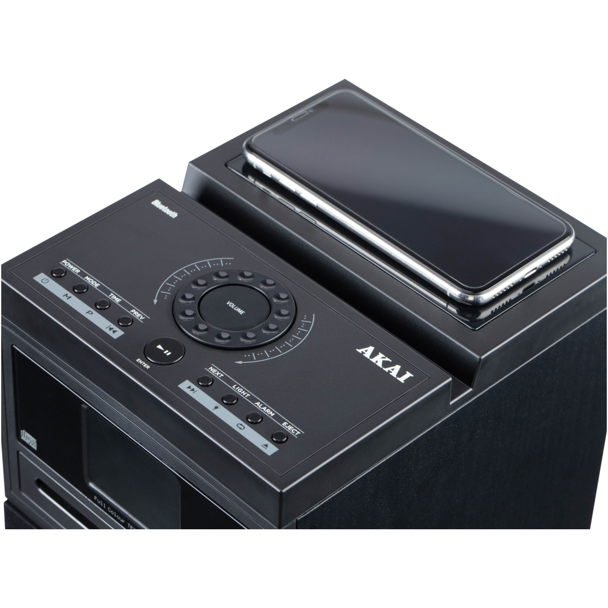 RESIGILAT: Boxa activa AKAI Aerobeat Pillar, 60W, Bluetooth, Radio FM, CD-Player, Negru