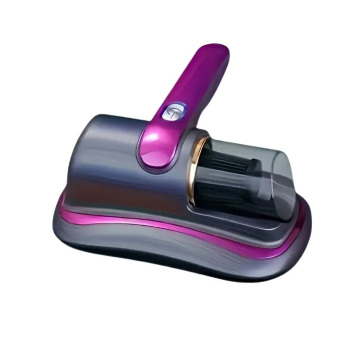 Aspirator antiacarieni, Portabil, Filtru Hepa, 100 W, 8000 PA, Mov, Impact Vision®