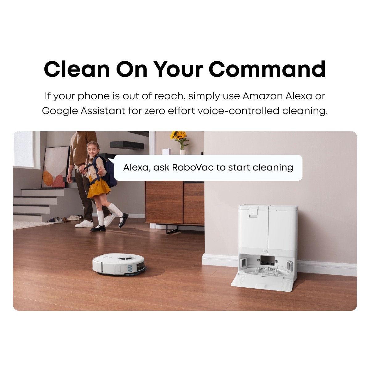 Aspirator robot eufy X10 Pro Omni, 8, 000 Pa, Dual Mop, AI, Alb