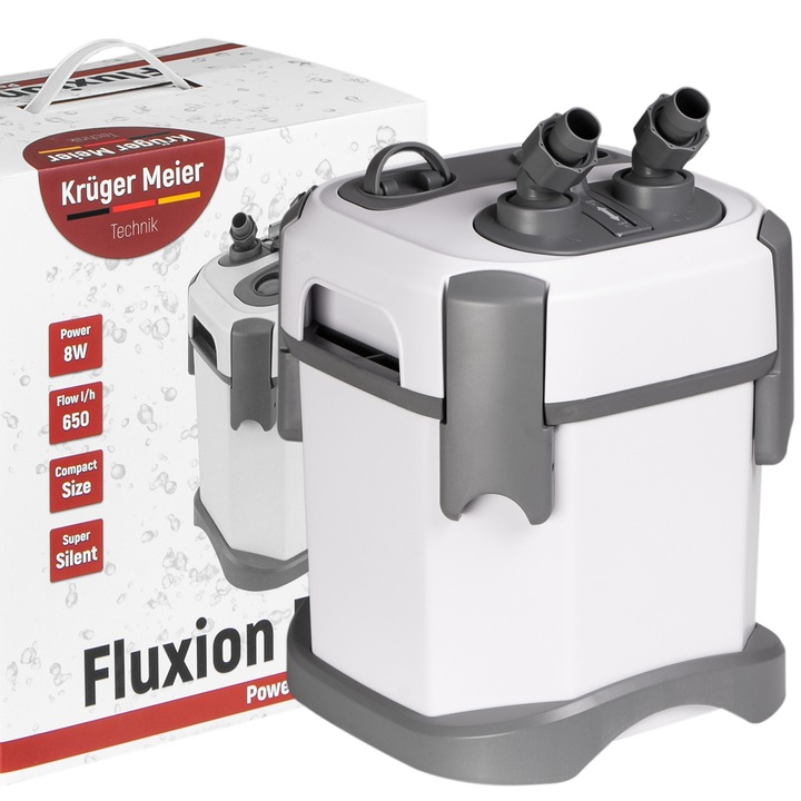 Външен филтър, Kruger Meier Fluxion Elite 800 PRO, за аквариуми от 50 - 120 литра
