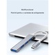 idealSTORE USB Hub Type-C към USB, USB към USB, 4 порта, Plug-and-Play Performance, Driverless, Transmission Speed 5Gbps, Adaptable to SmartPhone, Type-C и USB 2IN1 Interface, USB 3.0, Leng 21 cm