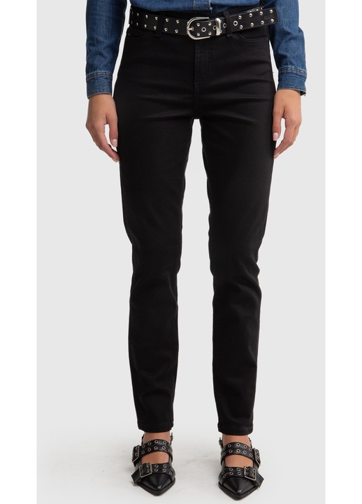 Дамски дънки Big Star 915, слим, висока талия, черен, 98% памук, еластан