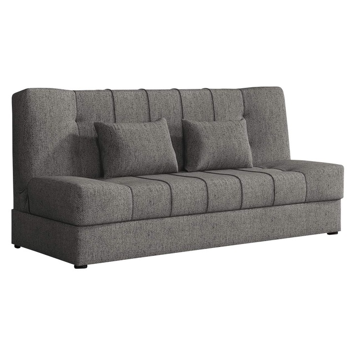 Canapea Tytan, MIRJAN24, gri, 90x194x88 cm