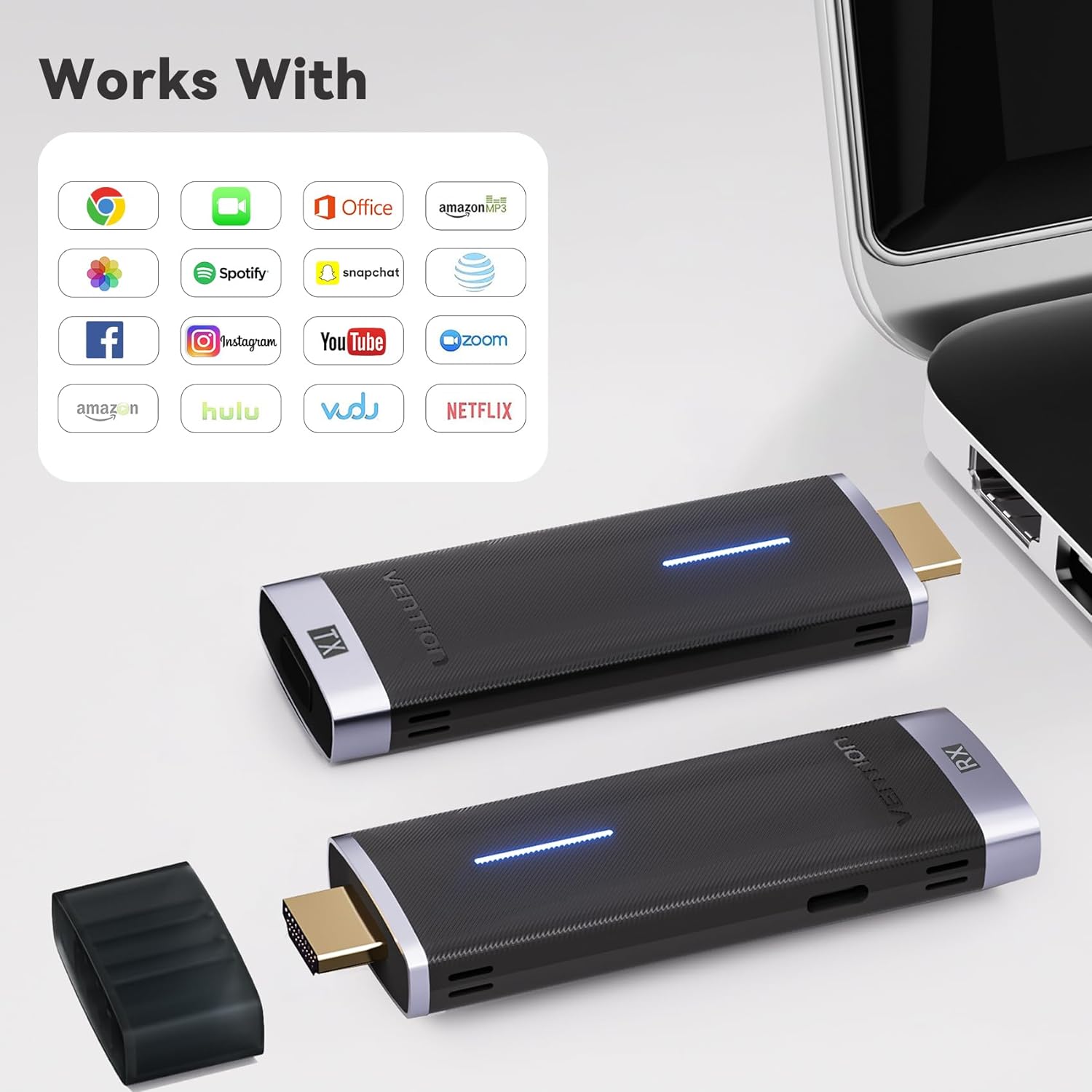 Trasmettitore E Ricevitore Wireless HDMI 4K - Kit Extender Per Streaming Senza Fili - Foto 4