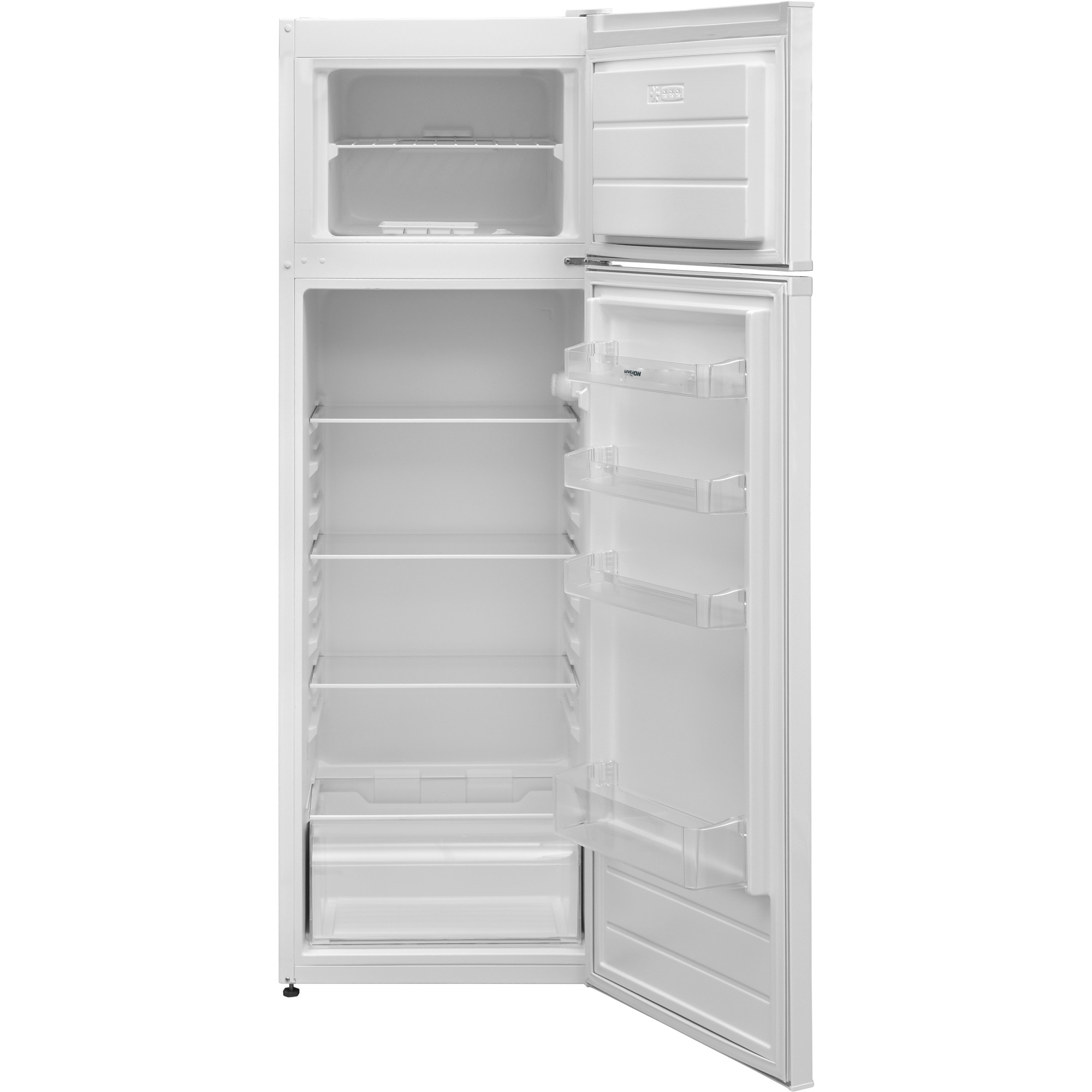 Frigider cu 2 usi Vision Chef VF240AE, 242 l, Less Frost, Iluminare LED, Termostat reglabil, Usi reversibile, Clasa E, Alb