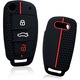 Husă cheie auto pentru Audi, General Store, Neagră, din material rezistent