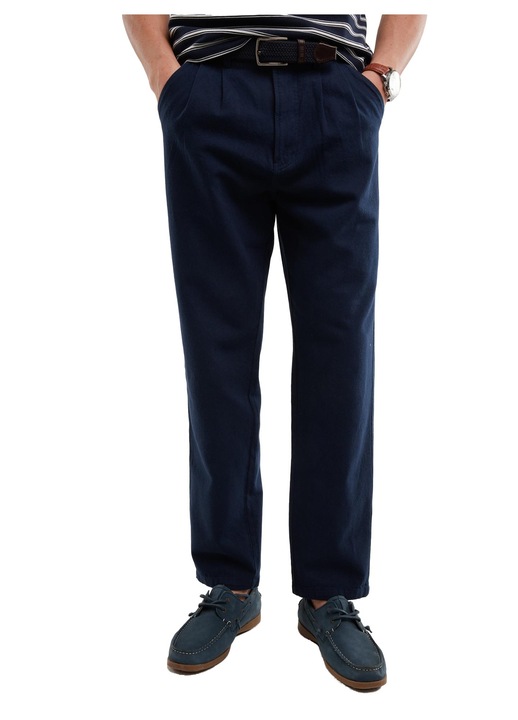 Pantaloni barbati Big Star PATRICK, textil, bleumarin